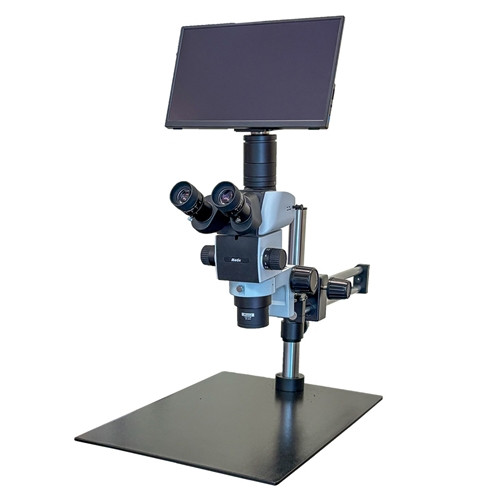 Motic SM7 HD Common Main Objective Stereo Boom Stand Microscope