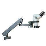 High Resolution Electronics Inspection Articulated Arm Microscope 6.5x-52x