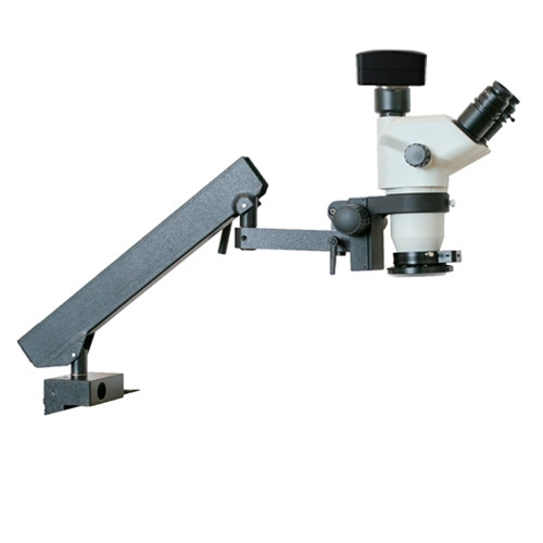 Digital High Resolution Electronics Inspection Articulated Arm Microscope 6.5x-52x