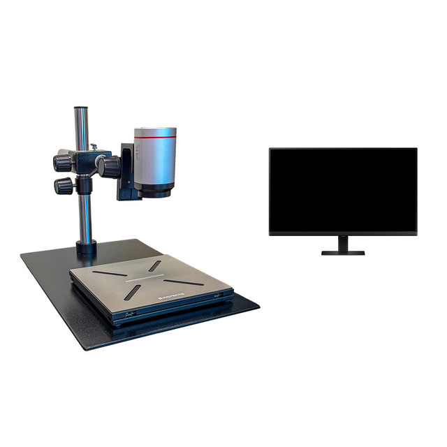 Inspectis F30s Digital Boom Microscope 27" Monitor Software and Computer